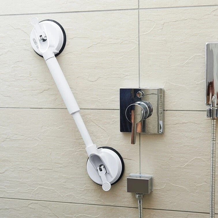 Vivamore Haltegriff fürs Badezimmer mit Saugnäpfen 45 -57 cm ausziehbar