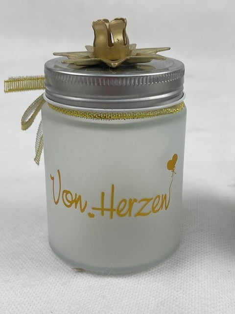 Geschenkgläser "Wünsche" Ohne Kerze (B-Ware)