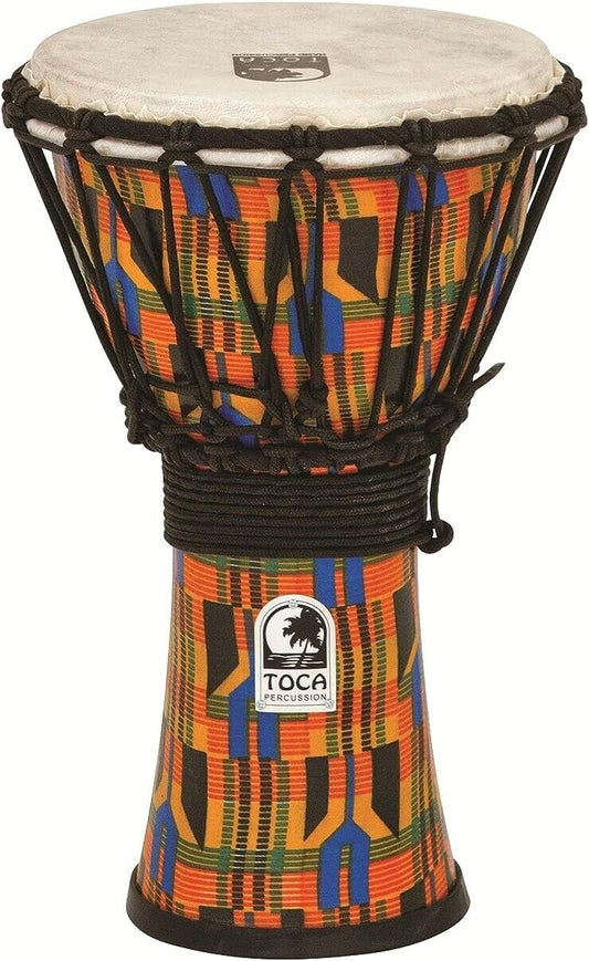 TOCA TO803211 Djembe Freestyle 7'' Kente Cloth SFDJ-7K