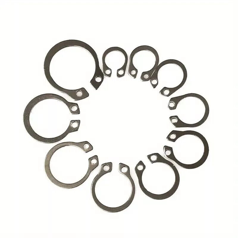 Sicherungsring M5 bis M20 DIN 471 Außen, Seegering, Edelstahl A2, 5mm - 20mm