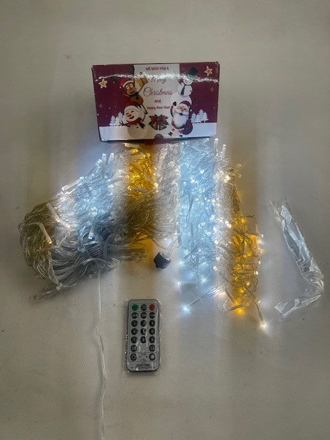 Weihnachtslichterkette für balkon+ Mehrer ketten anhängbar