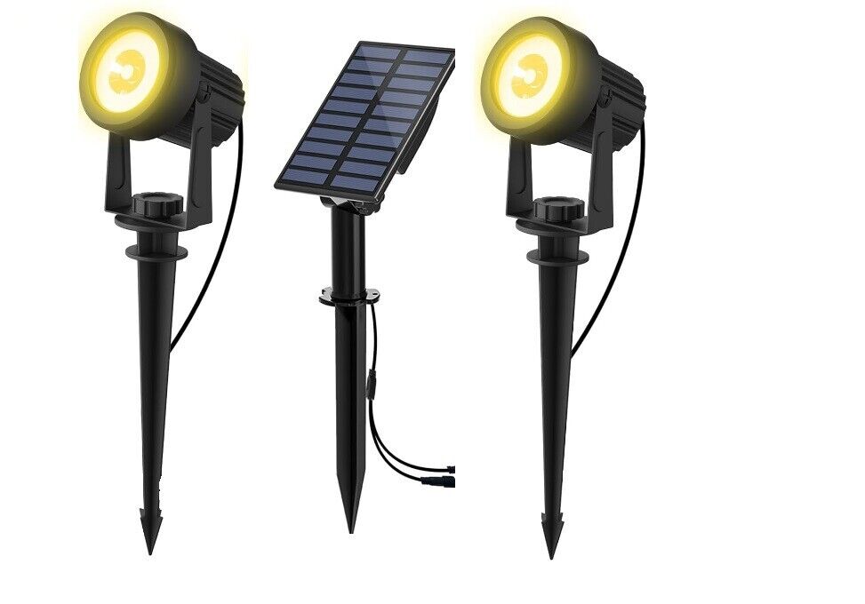 Solar Gartenleuchte, 2 Stück