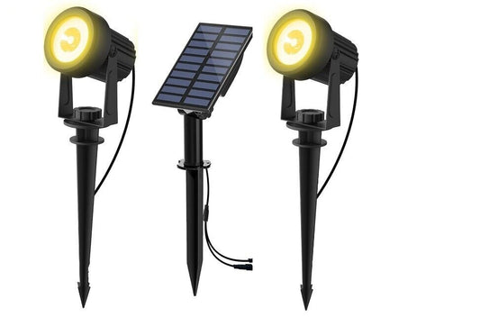 Solar Gartenleuchte, 2 Stück