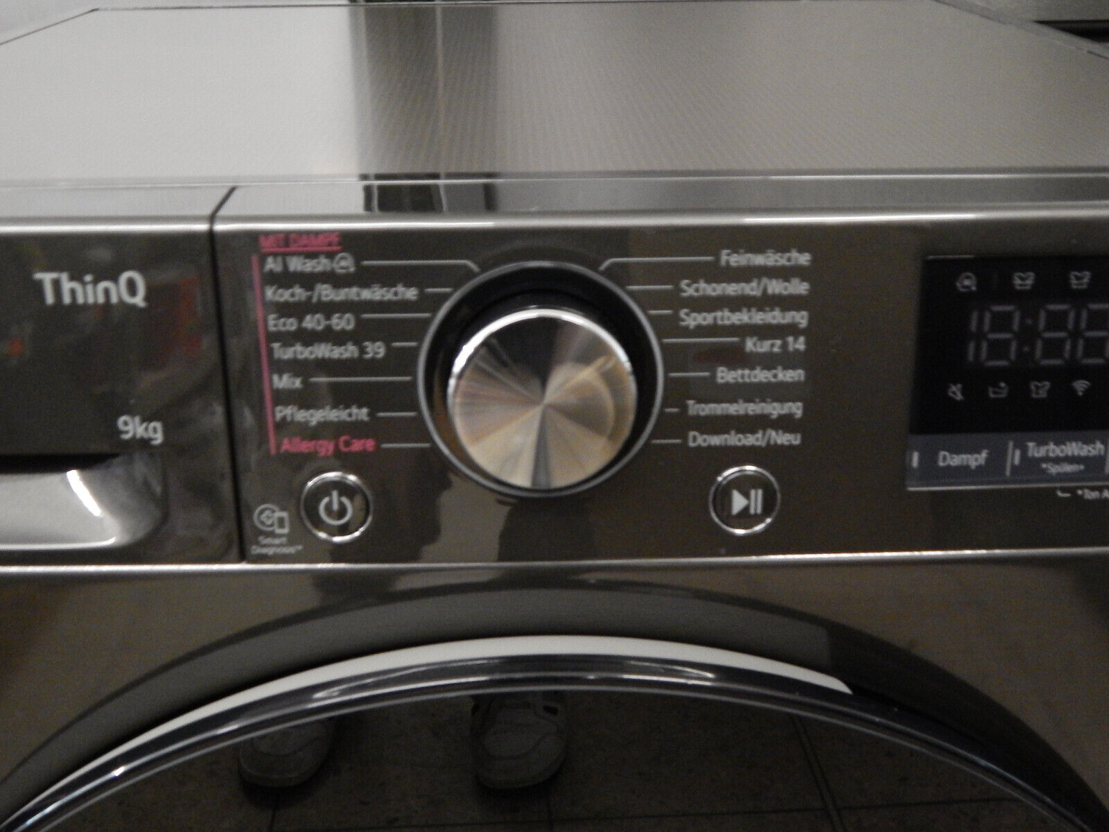 LG Waschmaschine F4WR709YB2019 9kg in Schwarz 1400U/min Inverter Motor Appfähig