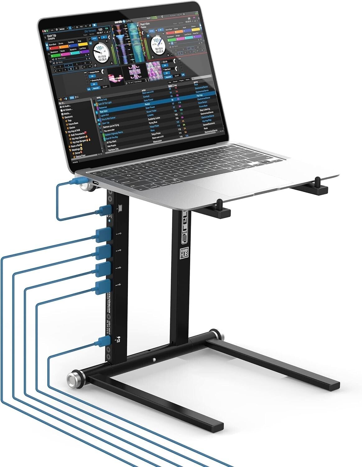 Reloop Stand Hub USB Laptop Tablet DJ Laptopständer Tabletständer Kompakt PD
