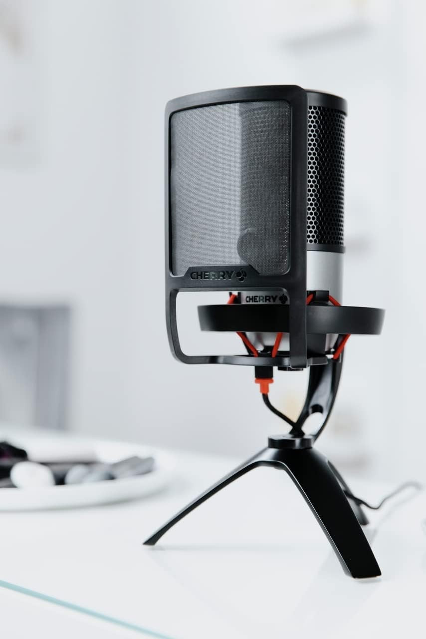 CHERRY UM POP FILTER, Popschutz für USB-Mikrofon CHERRY UM 3.0, UM 6.0 ADVANCED,