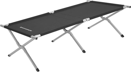 SONGMICS Feldbett, klappbar, Campingbett, Gästebett, 210 x 72 x 45 cm, Reisen,
