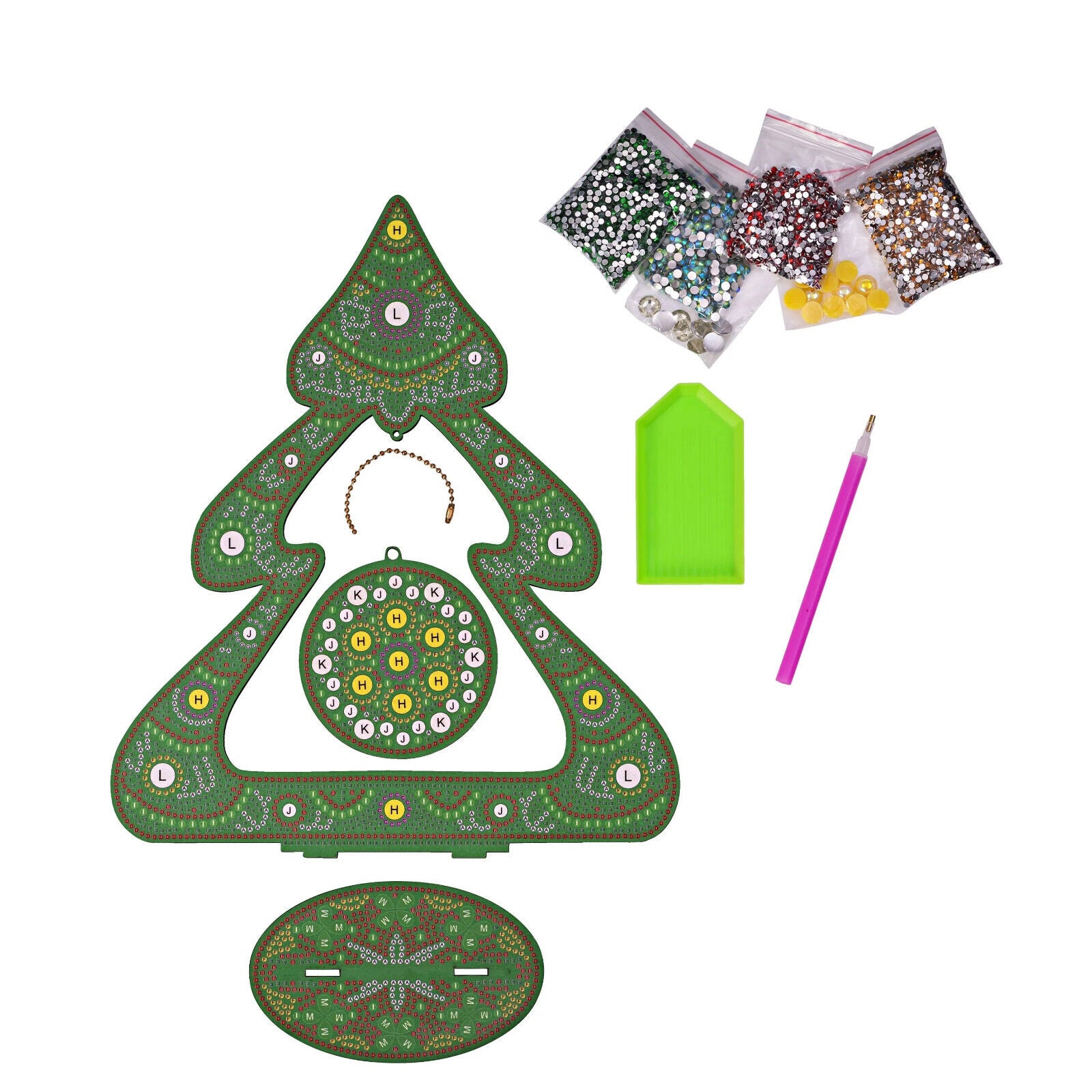 Diamond Painting Adventskalender DIY, 69-teilig Advent Kalender Weihnachten
