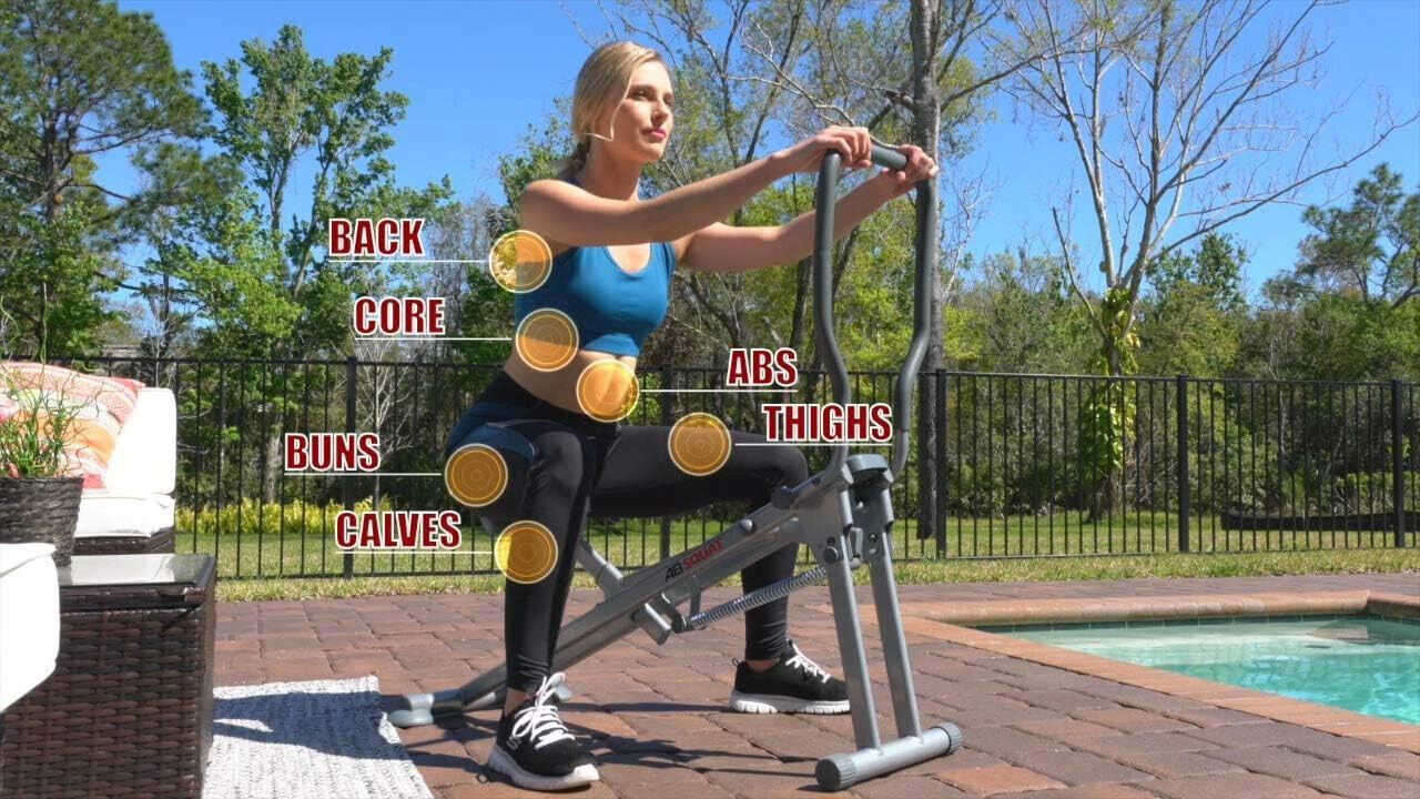 AB Squat - Bauchmuskeltrainer - Gesäßtrainer Heimtrainer Fitnessgerät Training