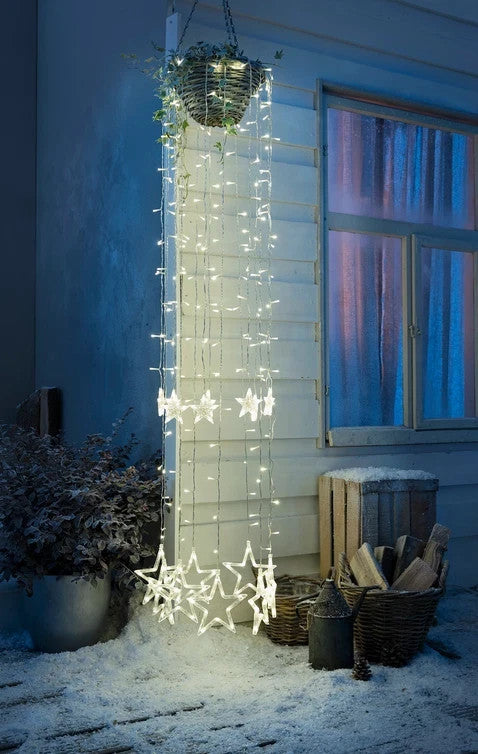 LED-Baumbeleuchtung "Sterne" 320LEDs ,Outdoor-Baumbeleuchtung mit 320 LEDs