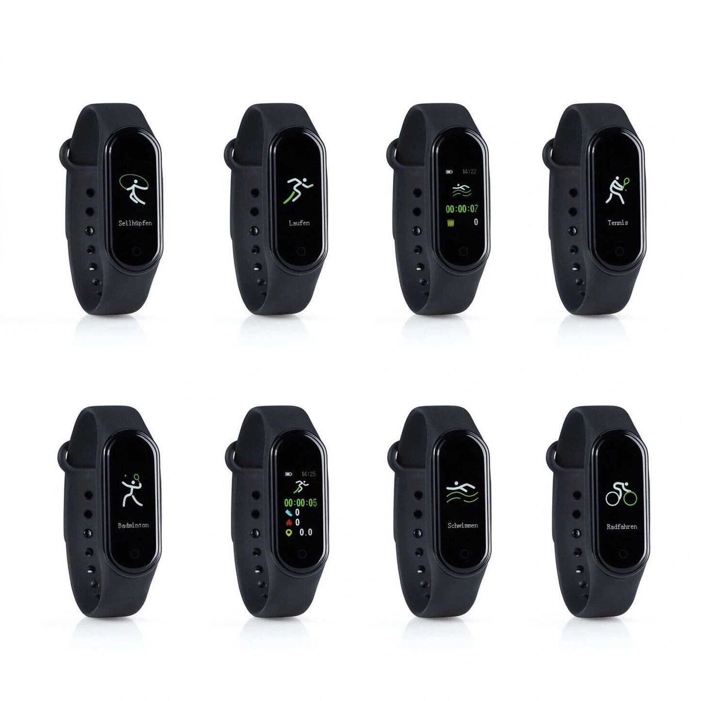 Fitnesstracker "Deluxe" Fitness-Armband Activity Tracker Aktivitätstracker