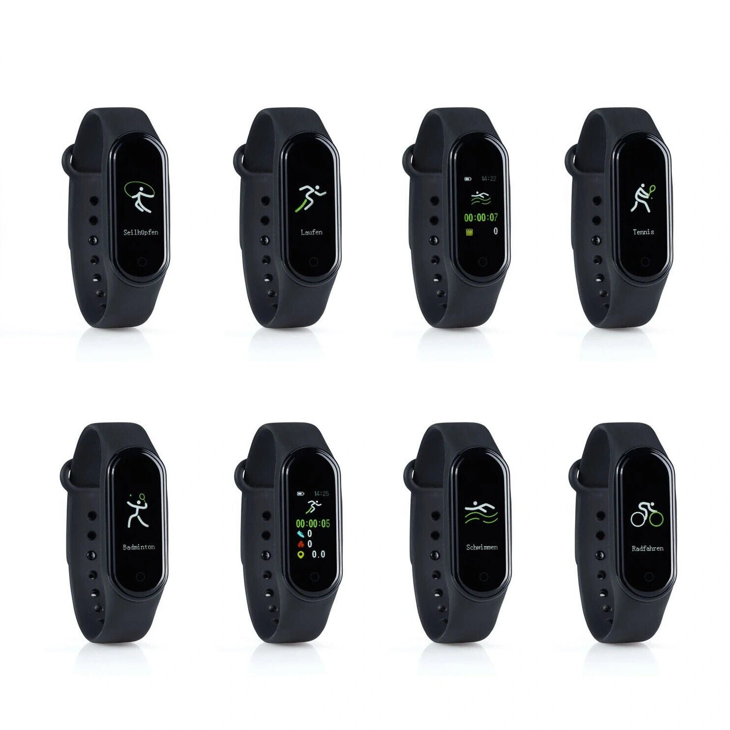 Fitnesstracker "Deluxe" Fitness-Armband Activity Tracker Aktivitätstracker