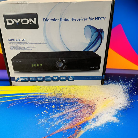 Dyon Raptor HDTV-Kabelreceiver (HDMI, CI+, Upscaler 1080i, PVR-Ready) schwarz