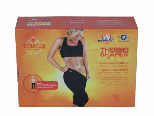 Thermo Shaper Hose (Größe: M) mit Ernährungsplan Abnehmen Shaper Schwitzhose