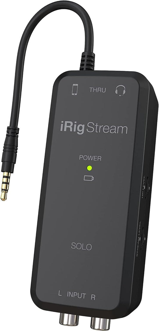 IK Multimedia iRig Stream Solo Audio-Interface - USB Audio Interface