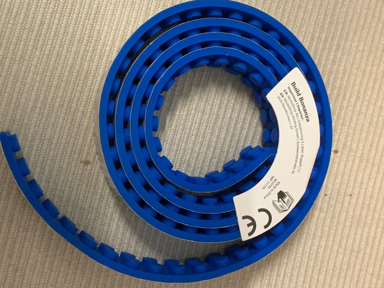 Build Bonanza Legoband/Bausteinband 180 cm Build Bonanza wieder verwendbar.