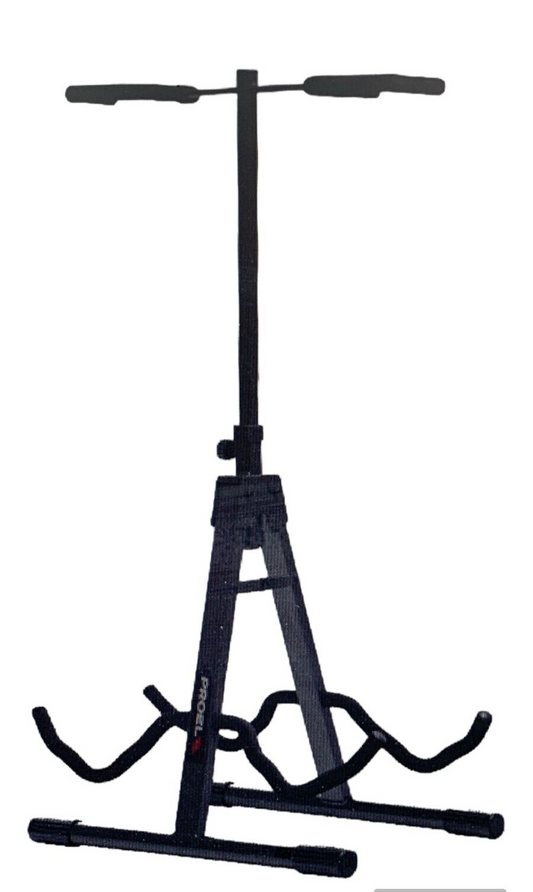 Proel FC820 - Universeller Doppelständer für Bass, Elektro, Klassik, Akustikgita