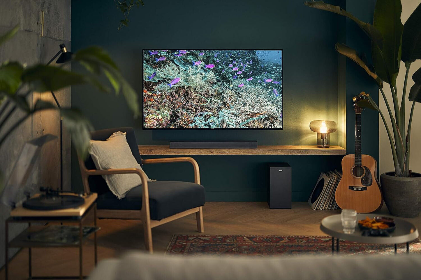 PHILIPS TAB7305 - Soundbar Bluetooth 2.1 Wireless-Subwoofer 300W HDMI Schwarz