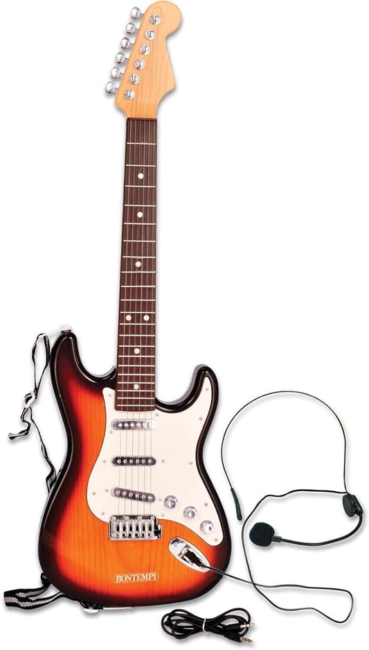 Bontempi 24 1310 1310-Elektronische Gitarre Rock, Mehrfarben, 67 x 22 x 4.5 cm