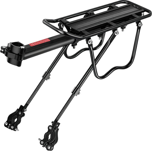 Fahrrad Gepäcktrager Set [24-29 Zoll ]- Einstellbare Universal Aluminiumlegierun