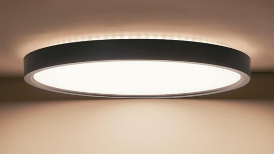 Anten 24W Dimmbar LED Deckenleuchte Schwarz | Hintergrundbeleuchtung Deckenlampe