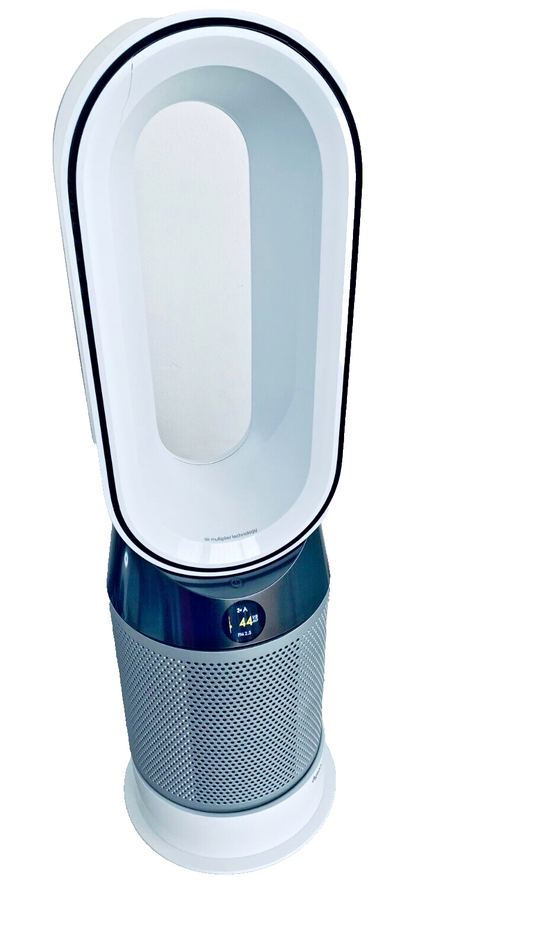 DYSON  HP04 Pure Hot + Cool Luftreiniger Weiß/Silber (40 Watt, Raumgröß