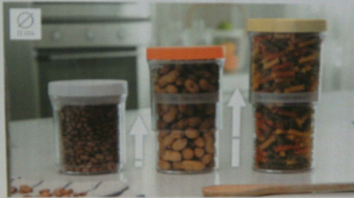 InnovaGoods Hermetische Anpassbare Plastikbehälter (3er Pack)