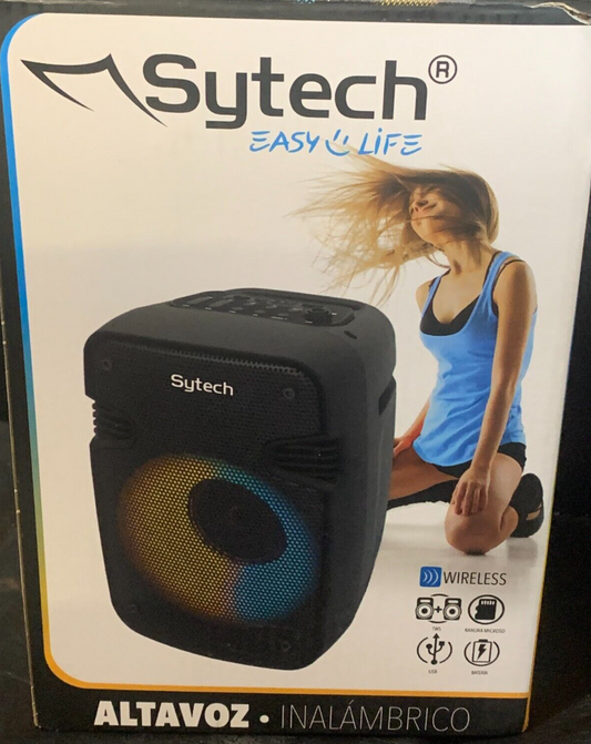 Sytech SY·XTR102BT- Tragbarer Lautsprecher, kabellos, Micro-Beat, 75 W