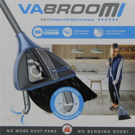 Livington VaBroom elektrischer Kehrbesen Kehren – saugen – sauber! Akkusauger