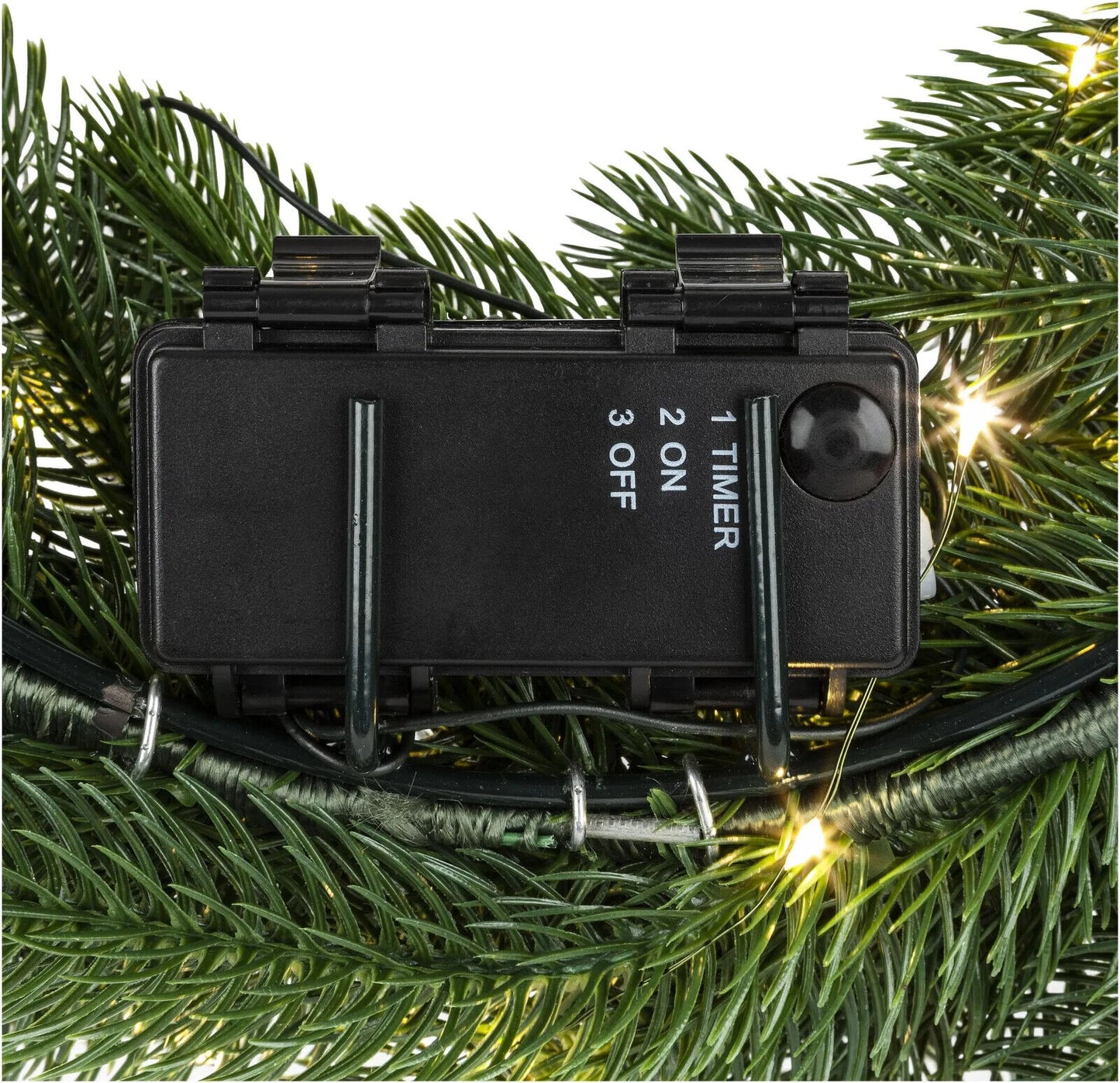 LED-Dekokranz "Tannenzauber" 40cm LED Advent Deko Weihnachten Dekoration