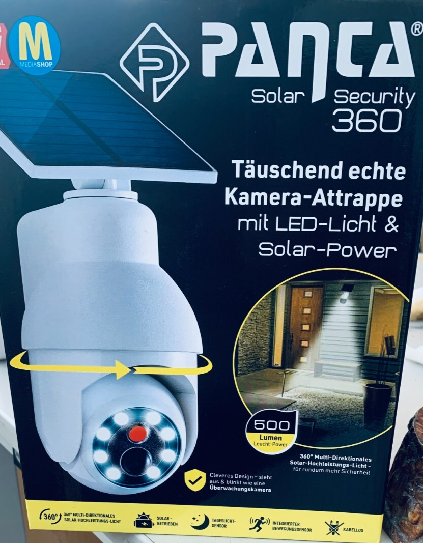 Panta Solar Sec 360 LED Kamera Attrappe