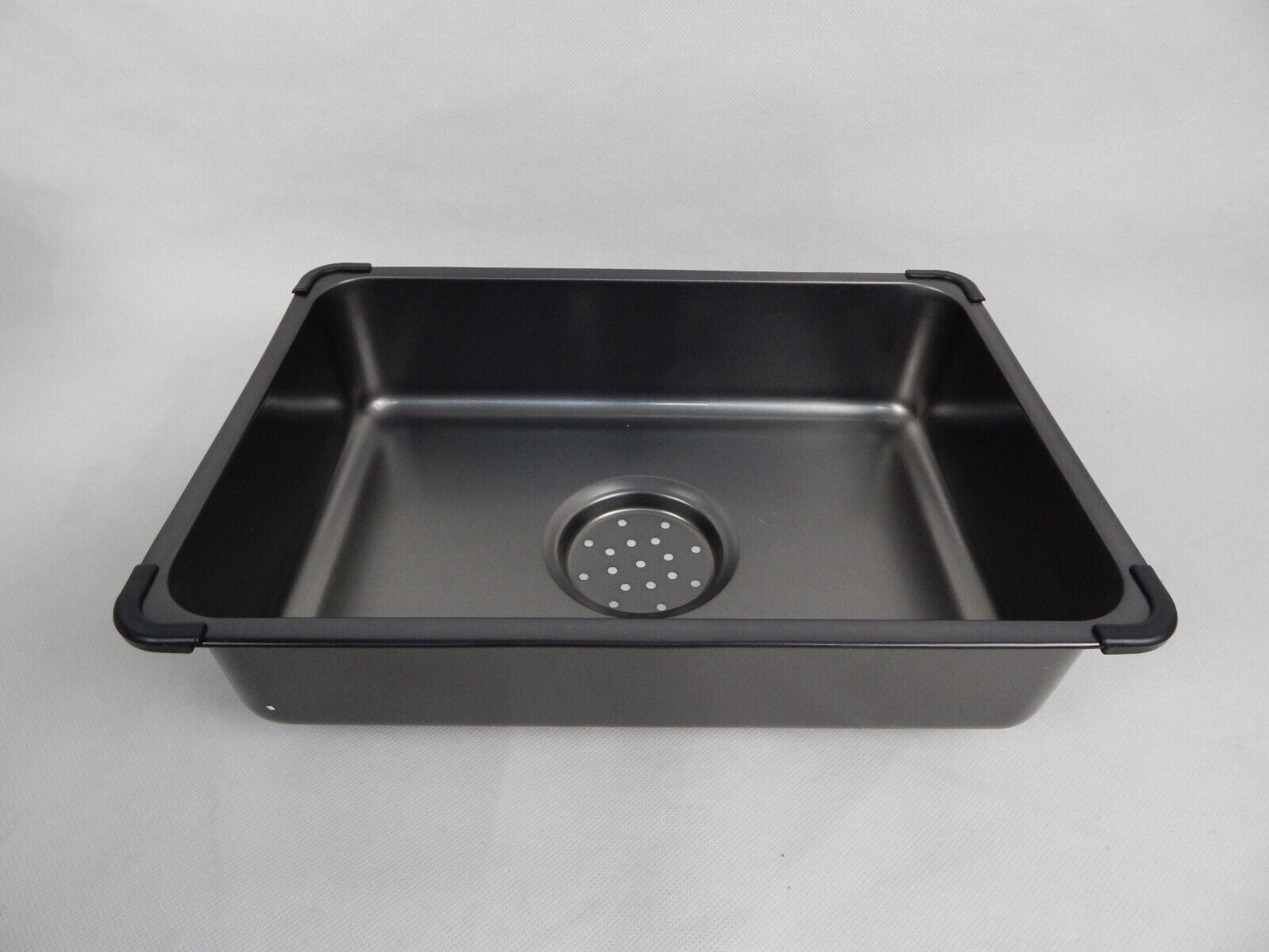 Spülbecken Küche Nano 304 Edelstahl Spüle in Schwarz Größe: 75cm x 45cm