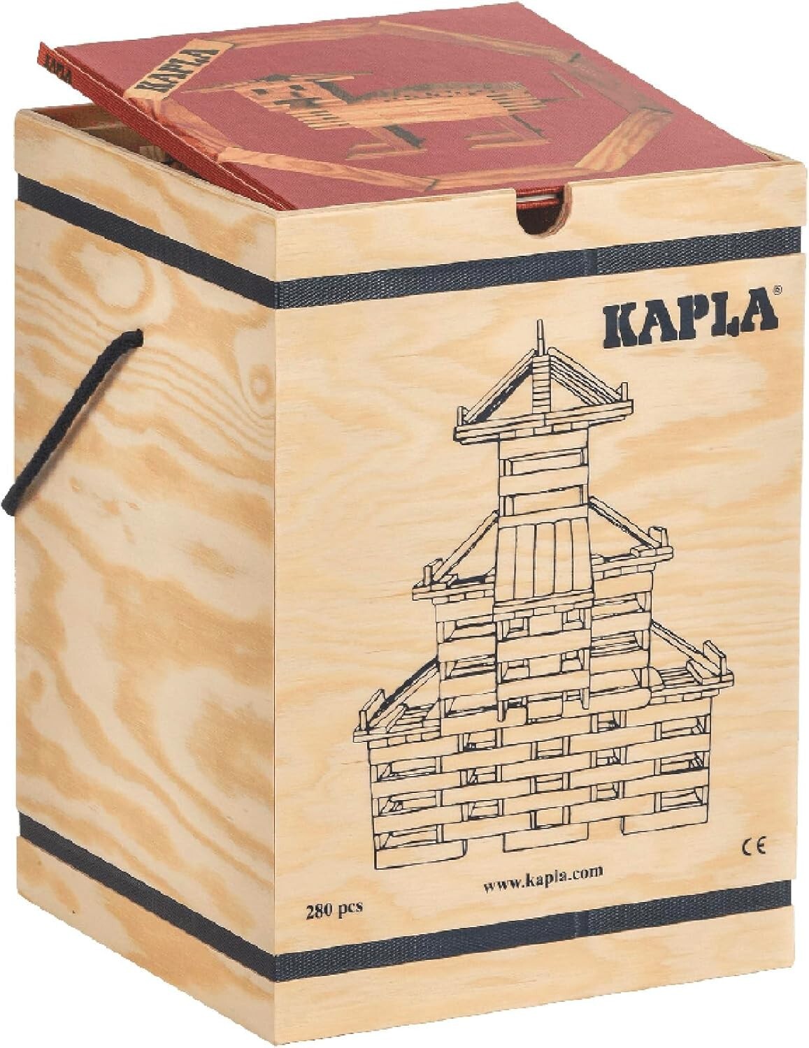 KAPLA Holzbaukasten - 280 Stück (6801)