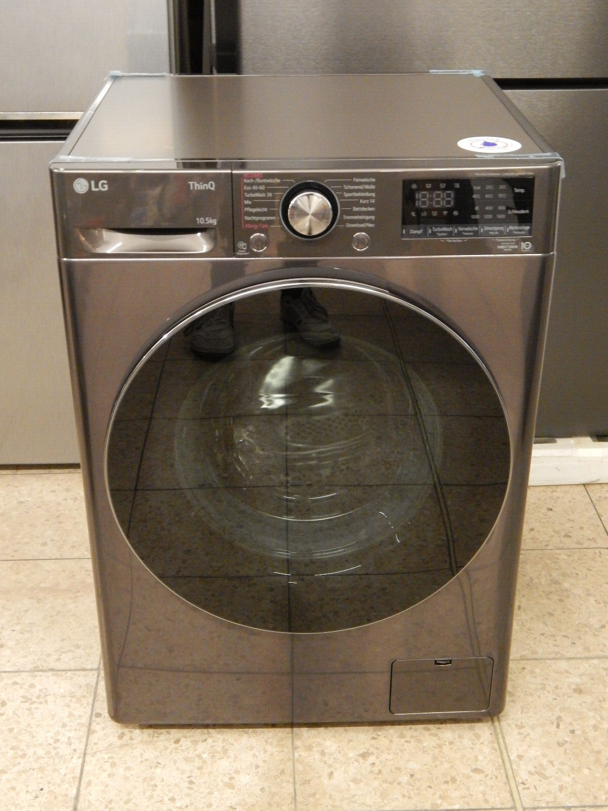 LG WaschmaschineF6WV710P2S 10,5 kg in Schwarz 1600U/min Inverter Motor Appfähig