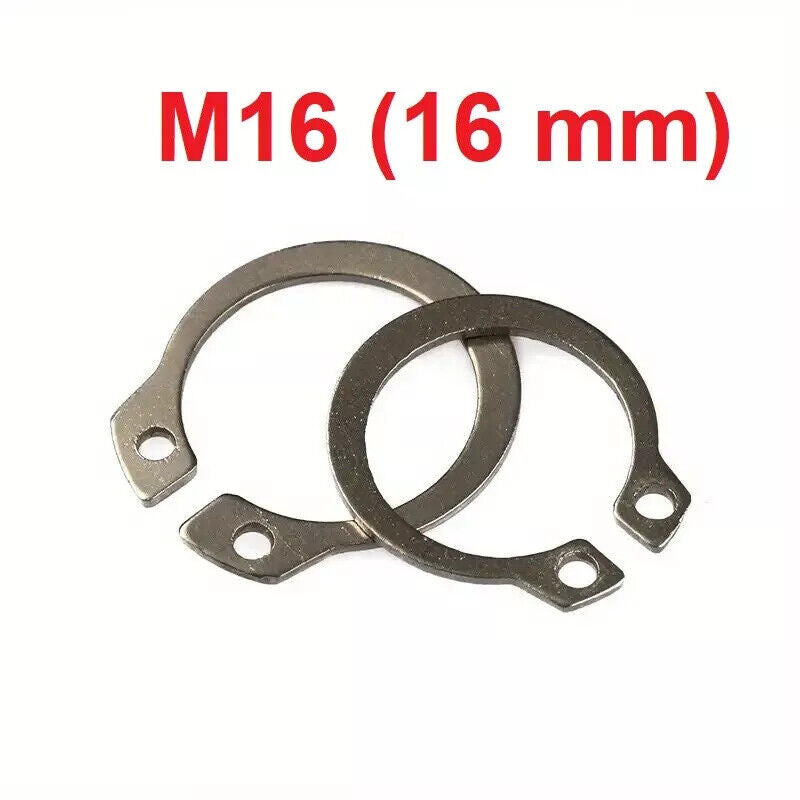 Sicherungsring M5 bis M20 DIN 471 Außen, Seegering, Edelstahl A2, 5mm - 20mm