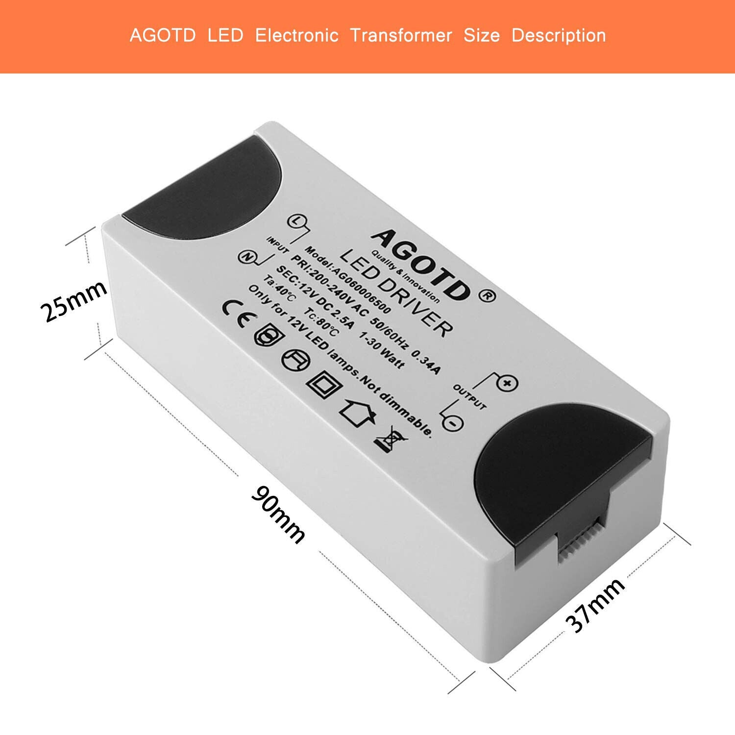 LED Transformator 30watt
