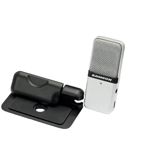 Samson Go Mic USB Mikrofon Niere & Kugel schaltbar Zubehör Podcast Musiker Mic