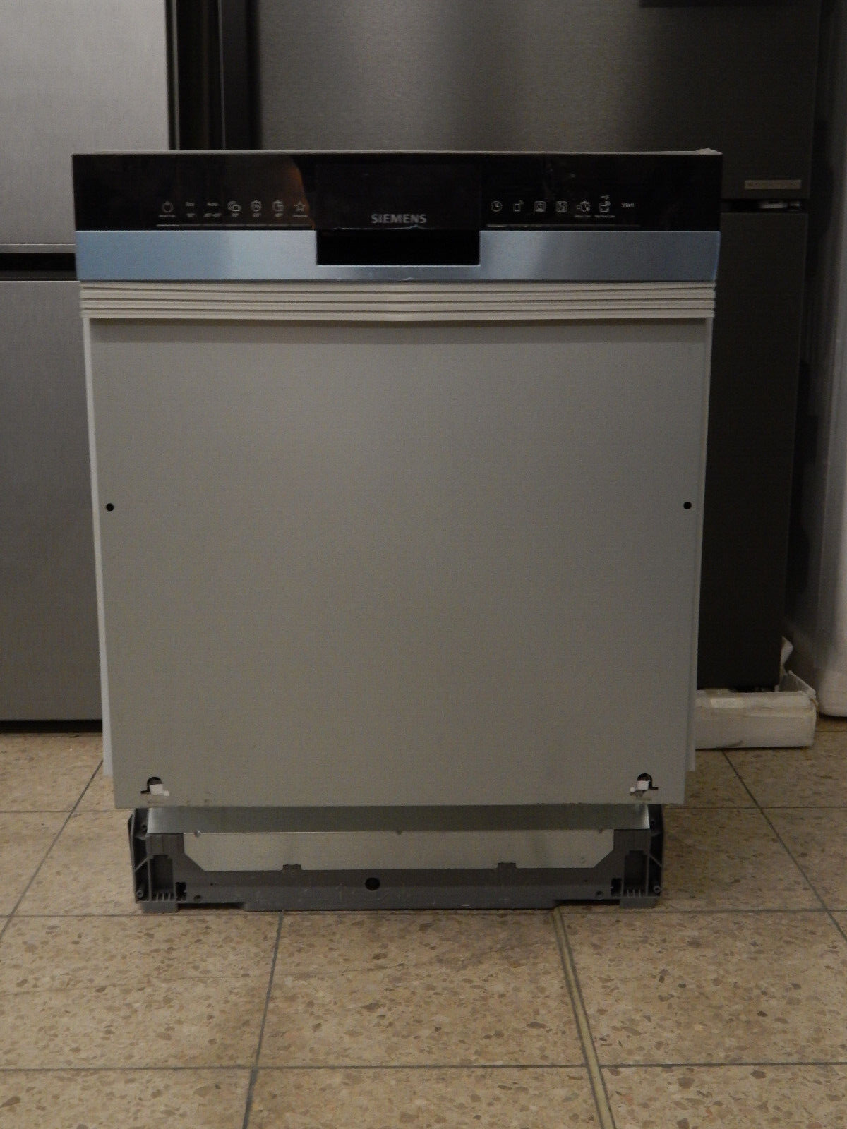 Siemens teilintegrierbarer Geschirrspüler iQ300 SN53ES05DE 13 Maßgedecke Silber
