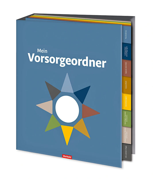 Mein Vorsorgeordner Dokumenten Aufbewahrung inkl. Vordrucken Register