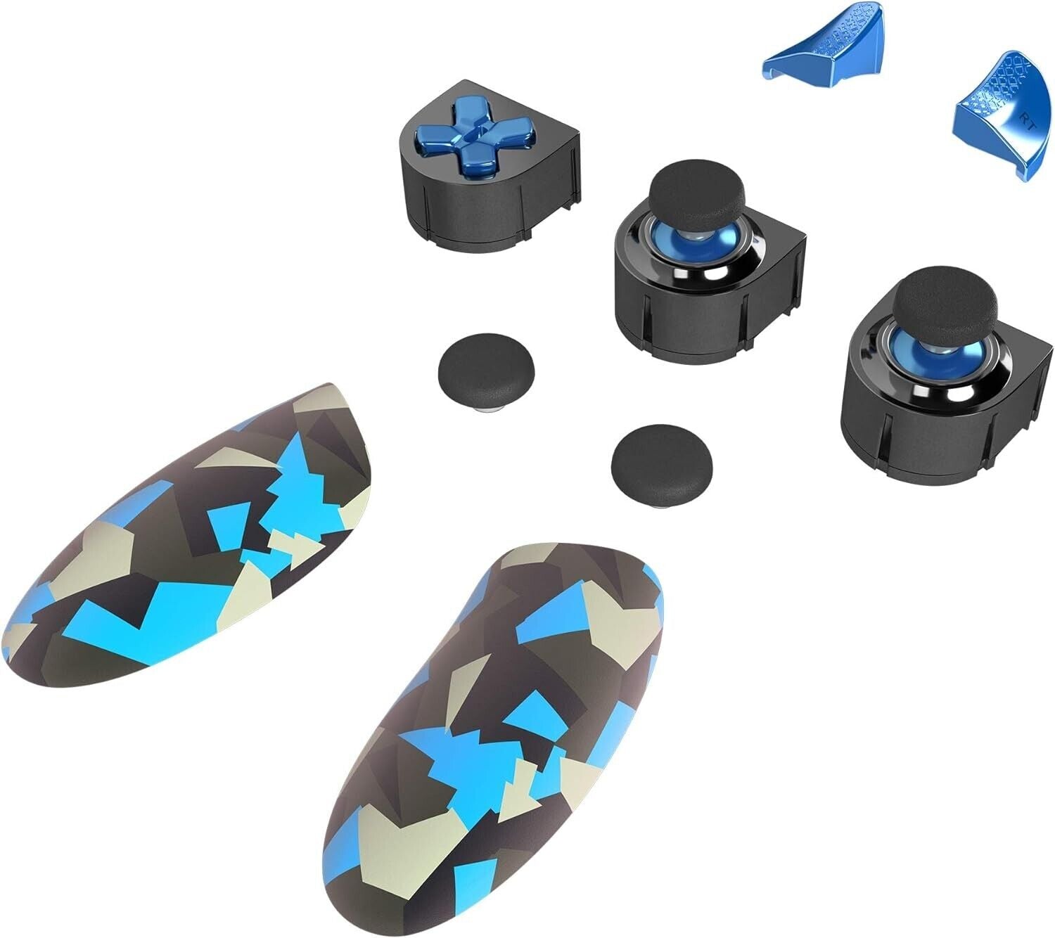 Thrustmaster ESWAP X Blue Color Pack - Pack of 7 Green Camo Modules for ESWAP X