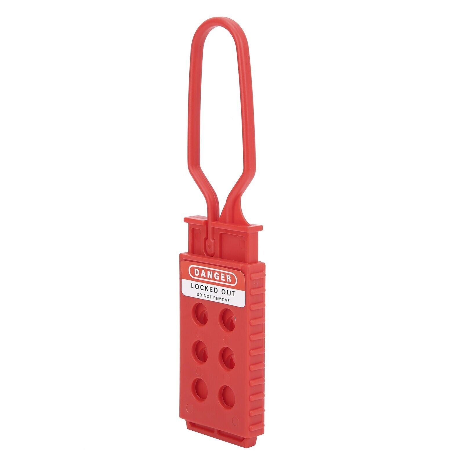 10 Stück Lockout Haspe 6 Löcher Isolierung Tagout Haspe