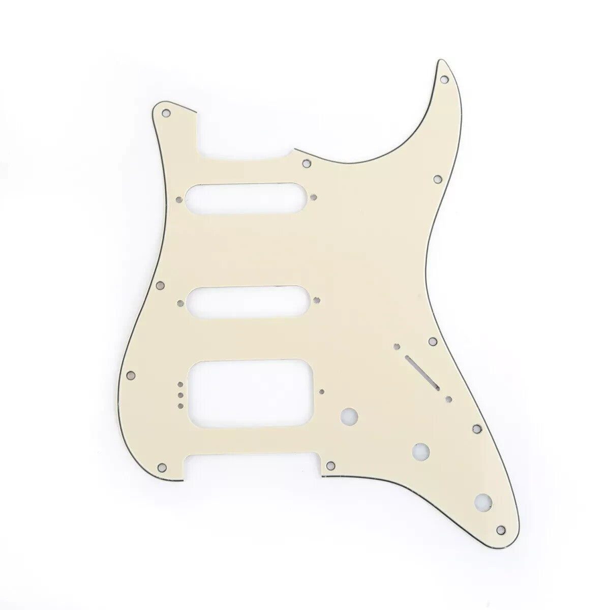 Musiclily Pro Runde Ecke HSS Gitarre Schlagbrett für Strat 4-screw Open Pickup