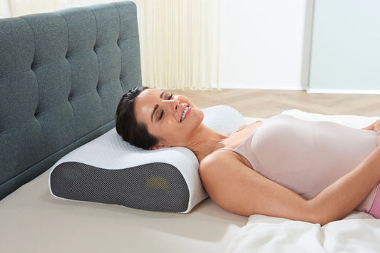 Orbisana Nackenstützkissen, ergonomisch Kissen Bettkissen Schlafkissen in Weiß