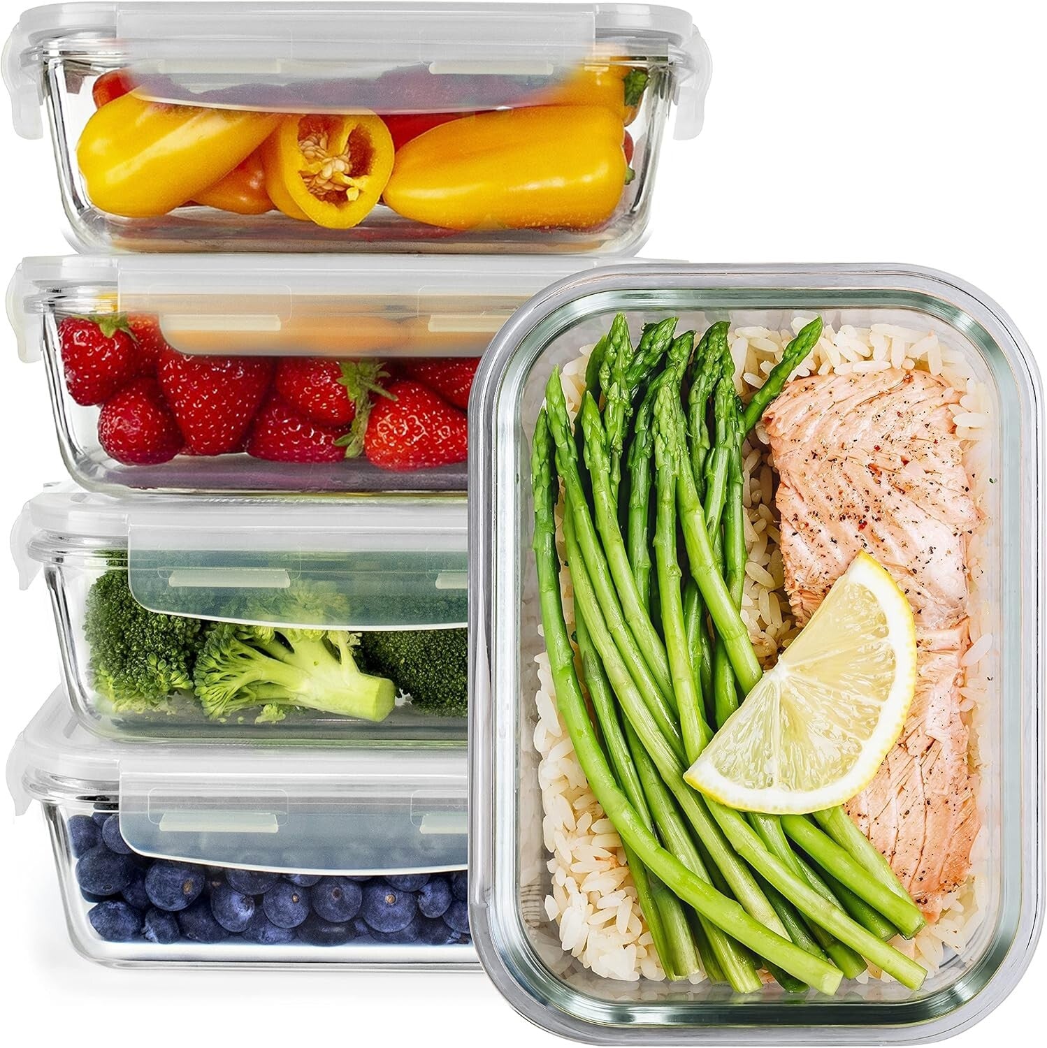good for you Borosilicate glas meal preap
