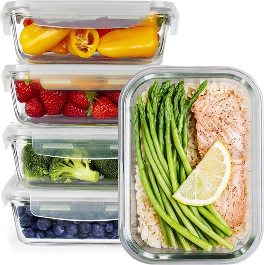 good for you Borosilicate glas meal preap