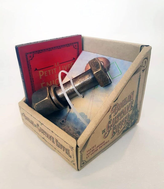 Der Bolzen von Gustave Eiffel: Box mit 1 Metallpuzzle und 1 Rätselbuch Taschenbu