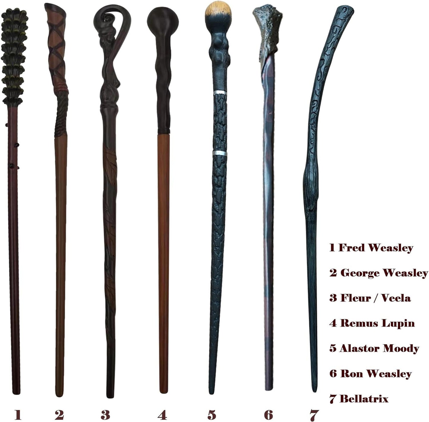 Luxus Zauberstab Wizarding World Harz Zauberstab Harry Kostüm Zubehör für Magier