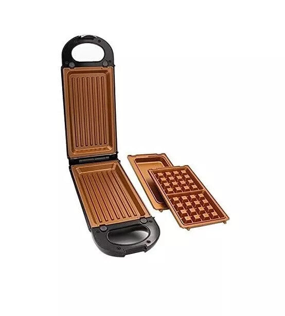 Livington Flipswitch Sandwich-Waffel-Grill Waffeleisen Multifunktionsgrill Grill
