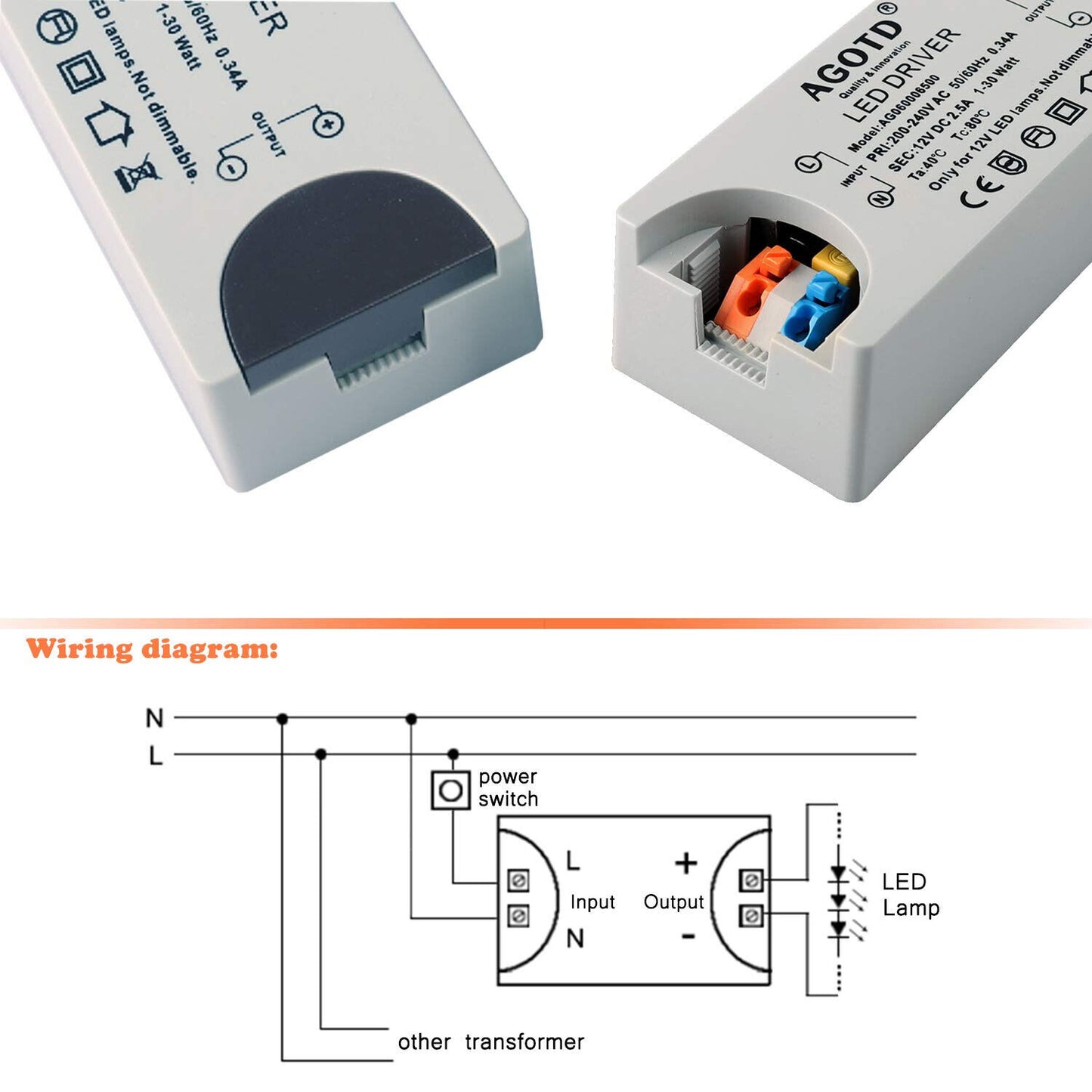 LED Transformator 30watt