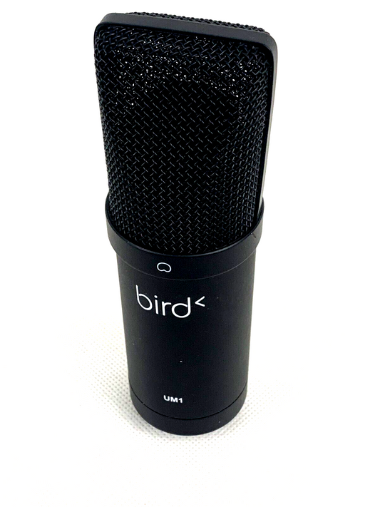 Bird UM1 Schwarz - USB-Kondensatormikrofon mit Nierencharakteristik für PC und M